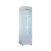 Exquisite CTD235 White - Upright Display Fridge