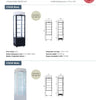 Exquisite CTD235 White - Upright Display Fridge