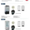 Exquisite CTD78 Black - Counter Top Cold Food Display