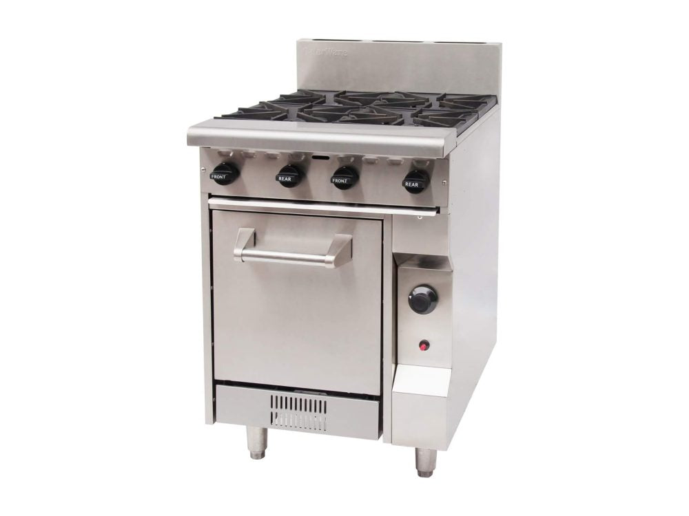 CaterWare CW-GBO4-LPG 4 Burner & Oven