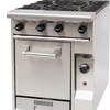 Caterware CW-GBO4-LPG 4 Burner Cooktop + Oven