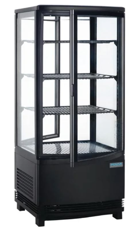 Polar CX574-A C-Series Display Fridge - Black