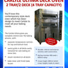 Carlyle Ultima 2-2 A - Electric Deck Oven