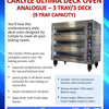 Carlyle Ultima 3-3 A - Electric Deck Oven