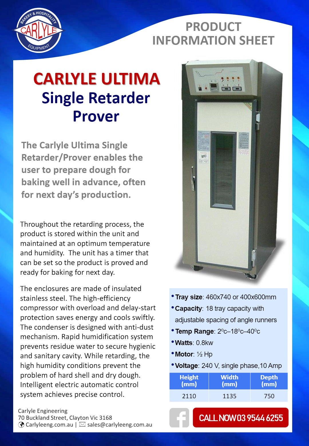Thumbnail - Carlyle Ultima R/P1D - Single Door Retarder Prover