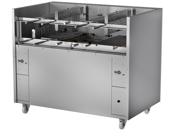 Scheer Proline Chicken Machine - 1800mm Charcoal Rotisserie