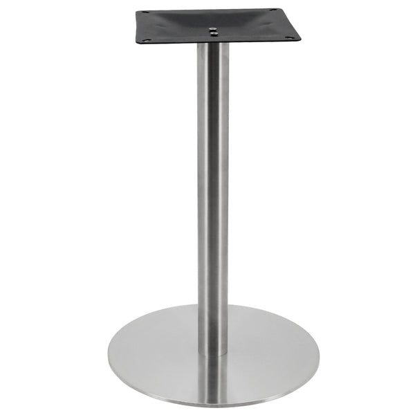 Café Solutions Circular Silver Table Base