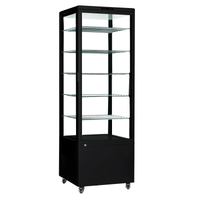 ICS PACIFIC Como 500 Black - Floor Standing Refrigerated Display