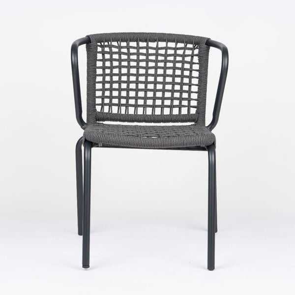 Como Stackable Rope Outdoor Arm Chair