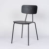 Coral Steel Side Chair with Plywood Seat