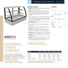 Festive Cornwall Chilled Compact 900 2 Shelves + Base - Cold Food Display