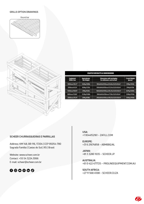 Scheer Proline LV610AC - 1500mm Gas Lava Rock Robata Grill