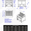 Scheer Proline LV620A - 1000mm Gas Lava Rock Grill