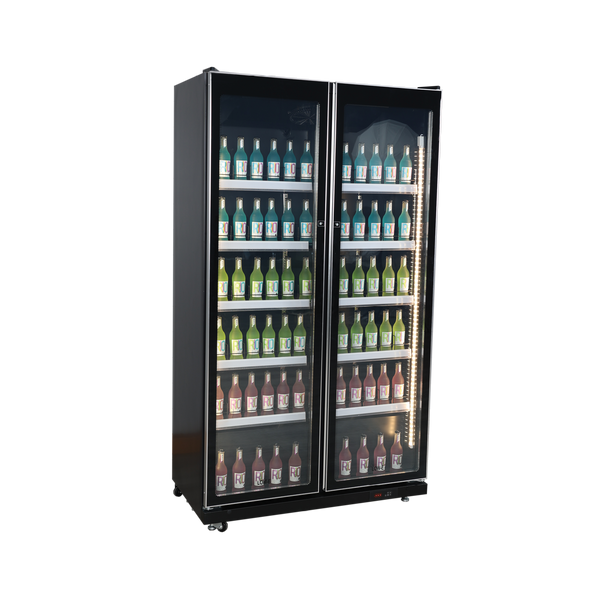 Exquisite DC700 - Two Door Upright Display Fridge