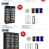 Exquisite DC700 - Two Door Upright Display Fridge