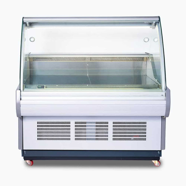 Bromic DD1250CG-NR - Curved Glass Deli Display
