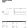 Bromic DD2500SG-NR - Square Glass Deli Display
