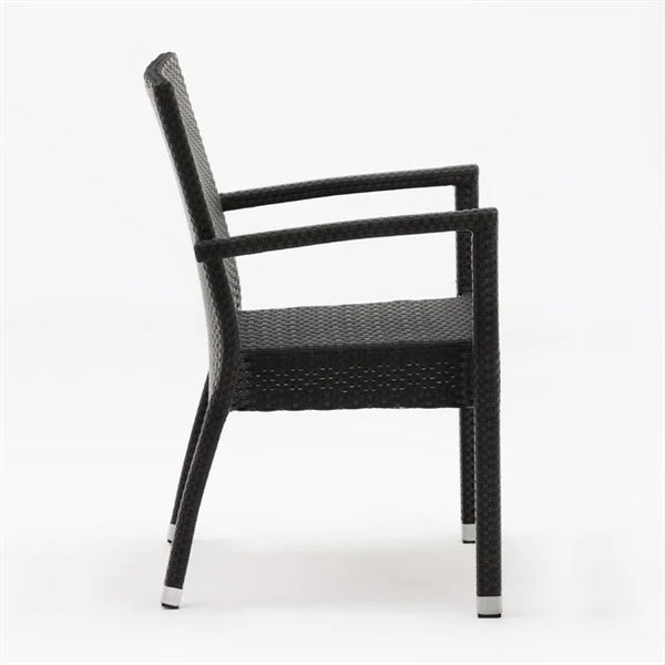 Bolero DL477 - Four Wicker Arm Chairs