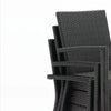 Bolero DL477 - Four Wicker Arm Chairs