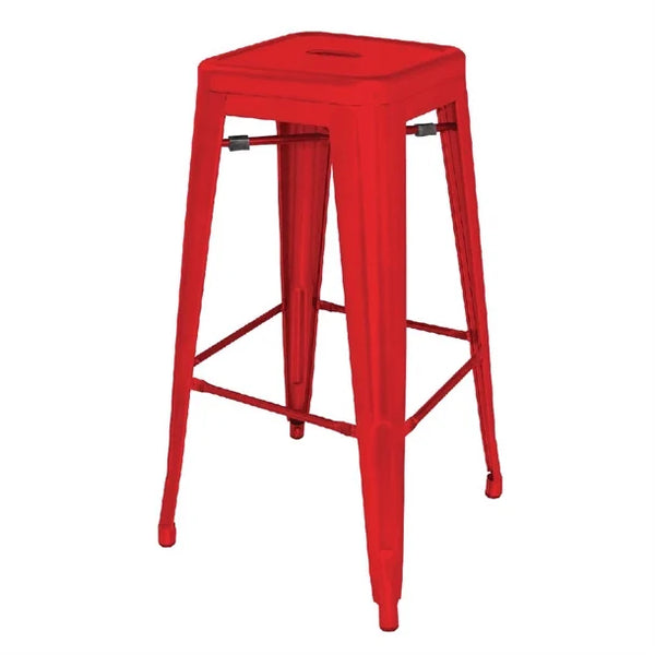 Bolero DL871 - Four Steel Bistro High Stools