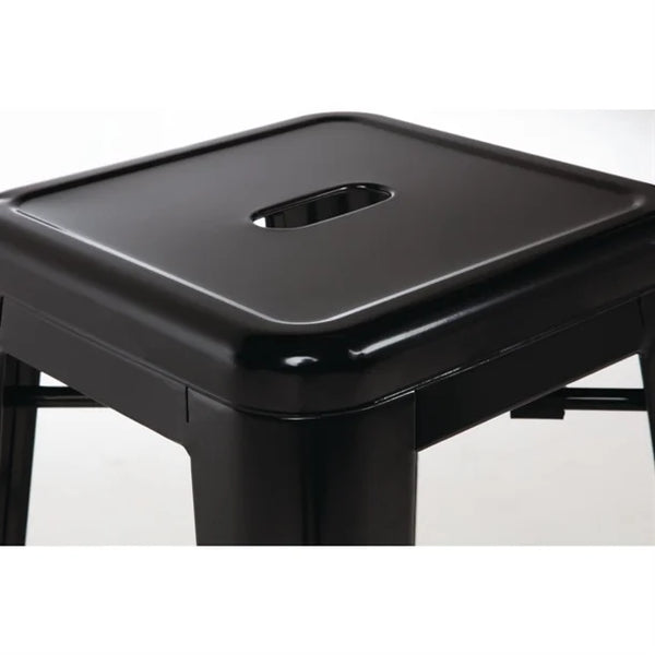 Bolero DL881 - Four Steel Bistro High Stools