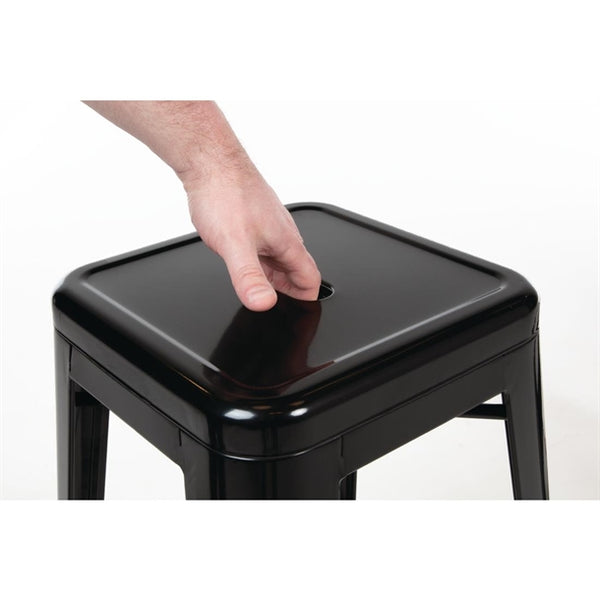 Bolero DL881 - Four Steel Bistro High Stools