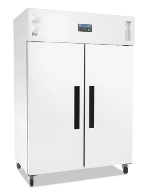 Polar DL898-A G-Series 2 Solid Door Fridge - White