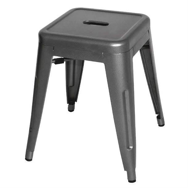 Bolero DM933 - Four Steel Bistro Low Stools
