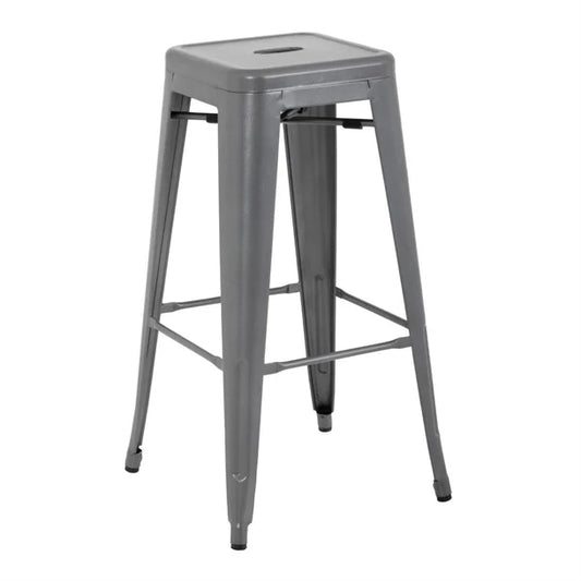 Bolero DM934 - Four Steel Bistro High Stools