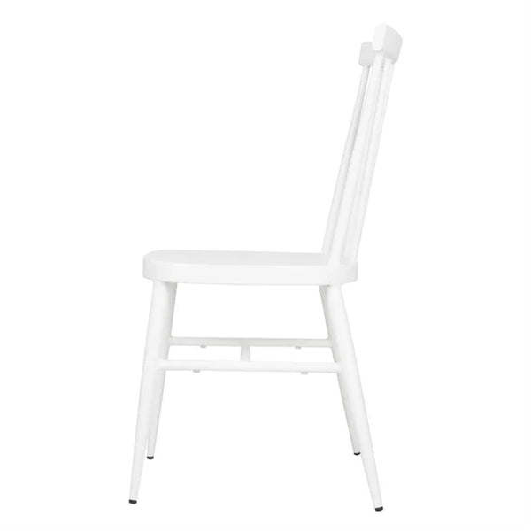 Bolero DP718 - Four Windsor White Aluminium Chairs