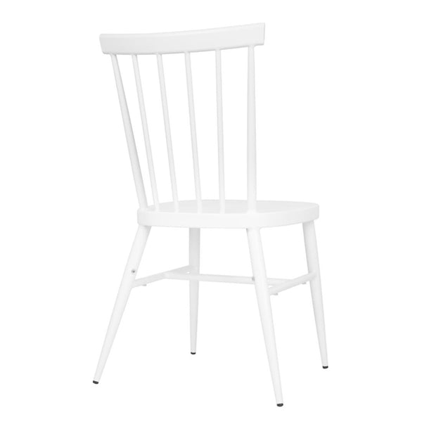 Bolero DP718 - Four Windsor White Aluminium Chairs