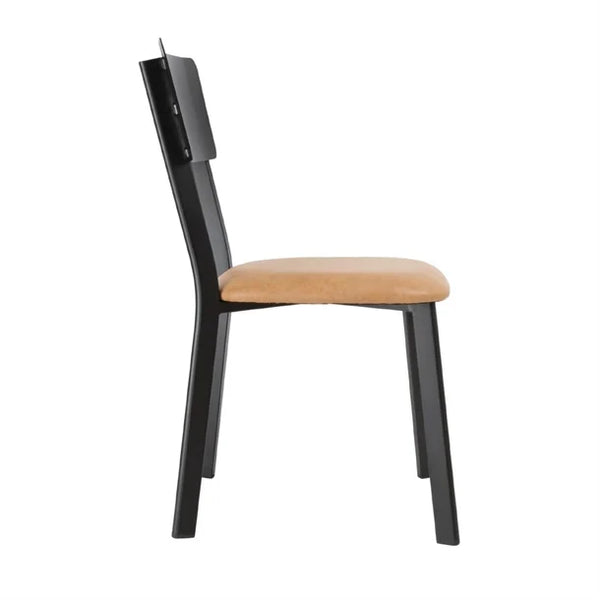 Bolero DR300 - Four Vintage Camel Side Chairs