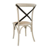 Bolero DR306 - Two Metal Cross Backrest Dining Chairs