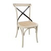 Bolero DR306 - Two Metal Cross Backrest Dining Chairs