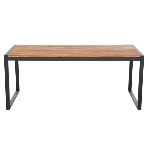 Bolero DS157 - Industrial Steel & Acacia Table 1800x900mm