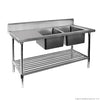 Modular Systems DSB6-1500R/A - Double Right Sink Bench