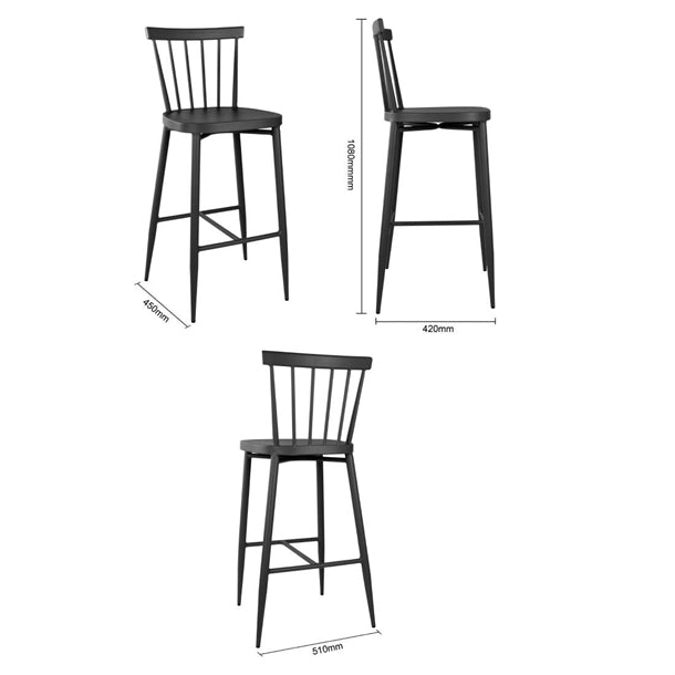Bolero DX688 - Two Windsor Aluminium Stools