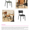 Dexter Upholstered Stackable Dining Chair