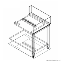 Fagor E-90D - Stainless Steel Corner Bench