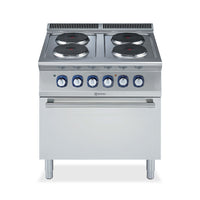 Electrolux Professional 700XP E7ECEH4RE0 - Two Hob Electric Range Oven