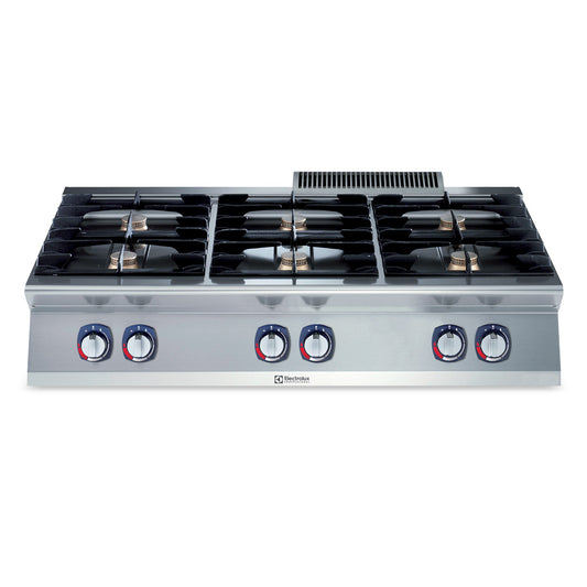 Electrolux Professional 700XP E7GCGL6C0A - Six Burner Gas Cook Top