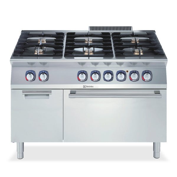Electrolux Professional 700XP E7GCGL6C1A - Six Burner Range Oven