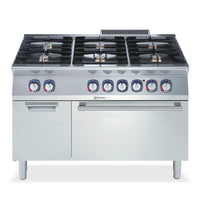 Electrolux Professional 700XP E7GCGL6C2A - Six Burner Range Oven