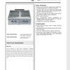 Electrolux Professional 900XP E9ECEH4Q00 - Four Hob Electric Cook Top