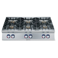 Electrolux Professional 900XP E9GCGL6C0M - Six Burner Gas Cook Top