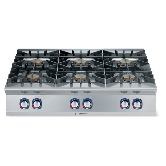 Electrolux Professional 900XP E9GCGL6C0M - Six Burner Gas Cook Top