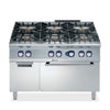 Electrolux Professional 900XP E9GCGLTC1B - Six Burner Gas Range Oven