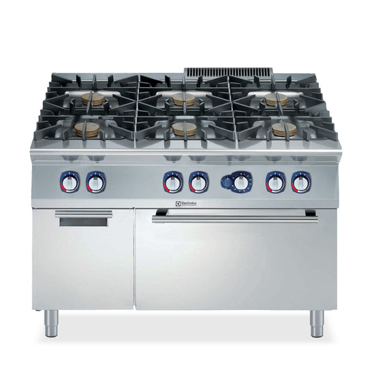 Electrolux Professional 900XP E9GCGLTC1B - Six Burner Gas Range Oven