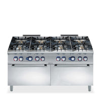 Electrolux Professional 900XP E9GCGP8CGA - Eight Burner Gas Double Range Oven