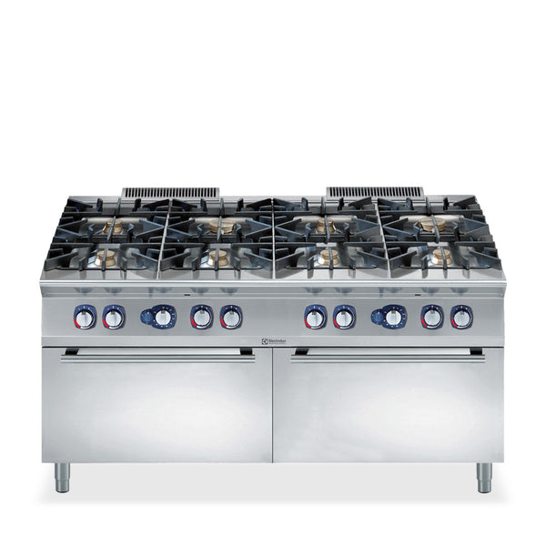 Electrolux Professional 900XP E9GCGP8CGA - Eight Burner Gas Double Range Oven